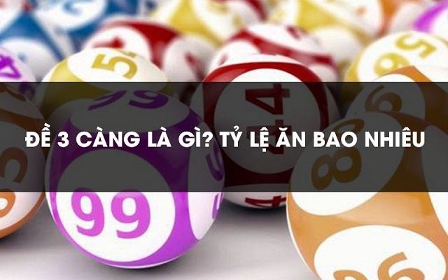 Dàn đề 3 càng miền bắc là gì